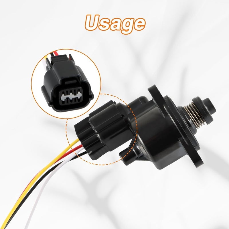 HIMARKLIF Idle Air Control Sensor Valve Connector Plug with Harness Wiring Compatible with Polaris Ranger 500 EFI 800 RZR 570 800 Sportsman 500 EFI 550 XP Replace# 2878507 - Image 5